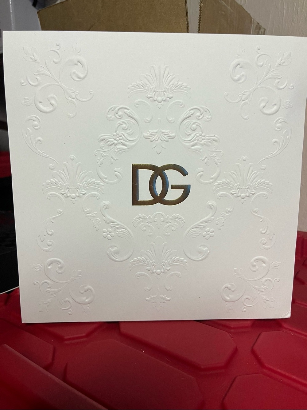 Dolce & Gabbana White Box with Gold DG Logo